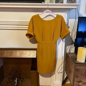 ASOS Elegant Mustard Dress